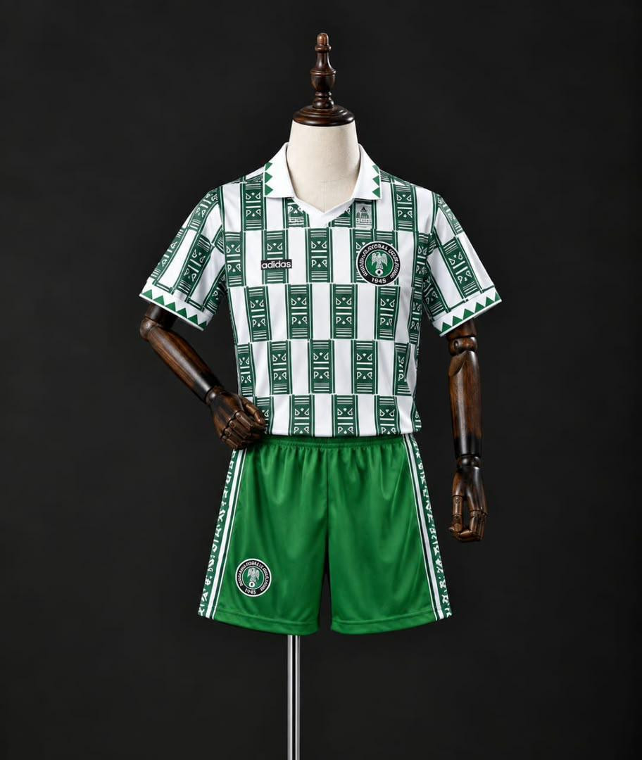 Nigeria 1994 Retro Home Jersey YOUTH / KIDS SET