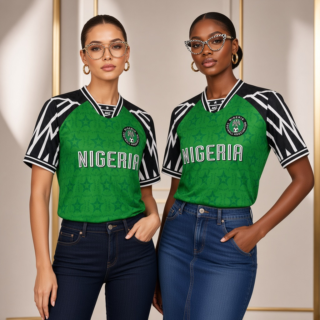 Nigeria Super Eagles 2018 Home Jersey – Iconic World Cup Zigzag Kit