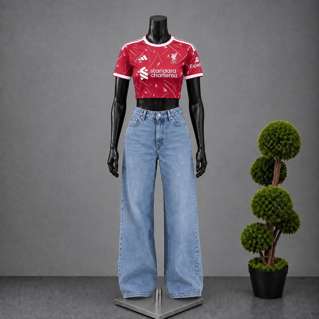Liverpool Female Crop top and normal female cut