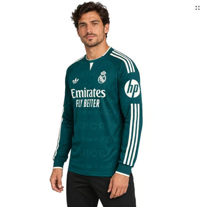 Real Madrid Away Long Sleeve Jersey 2026/27